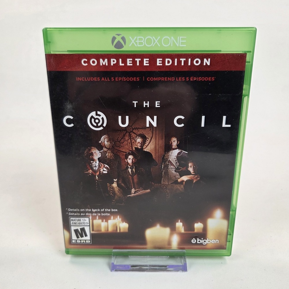 The Council - Complete Edition (Microsoft Xbox One, 2018) Tested Canada